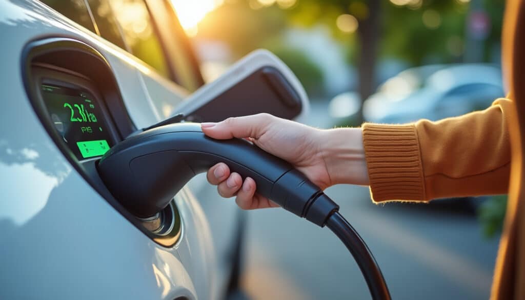 Borne de recharge voiture électrique avec carte bancaire : simplicité et sécurité