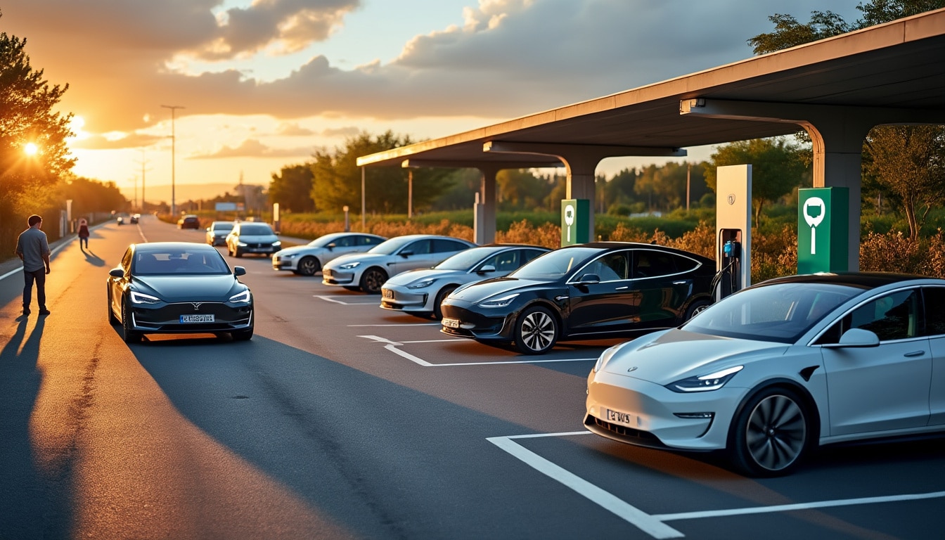 Illustration: Comprendre les différentes bornes de recharge sur les autoroutes françaises