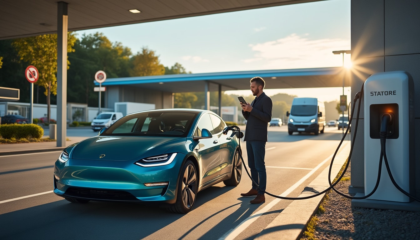 Borne de recharge voiture électrique autoroute : guide complet et conseils