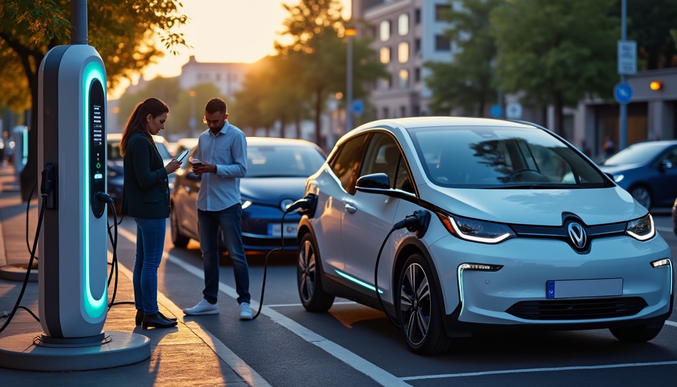 Illustration: Comprendre le temps nécessaire pour la recharge d’une voiture électrique