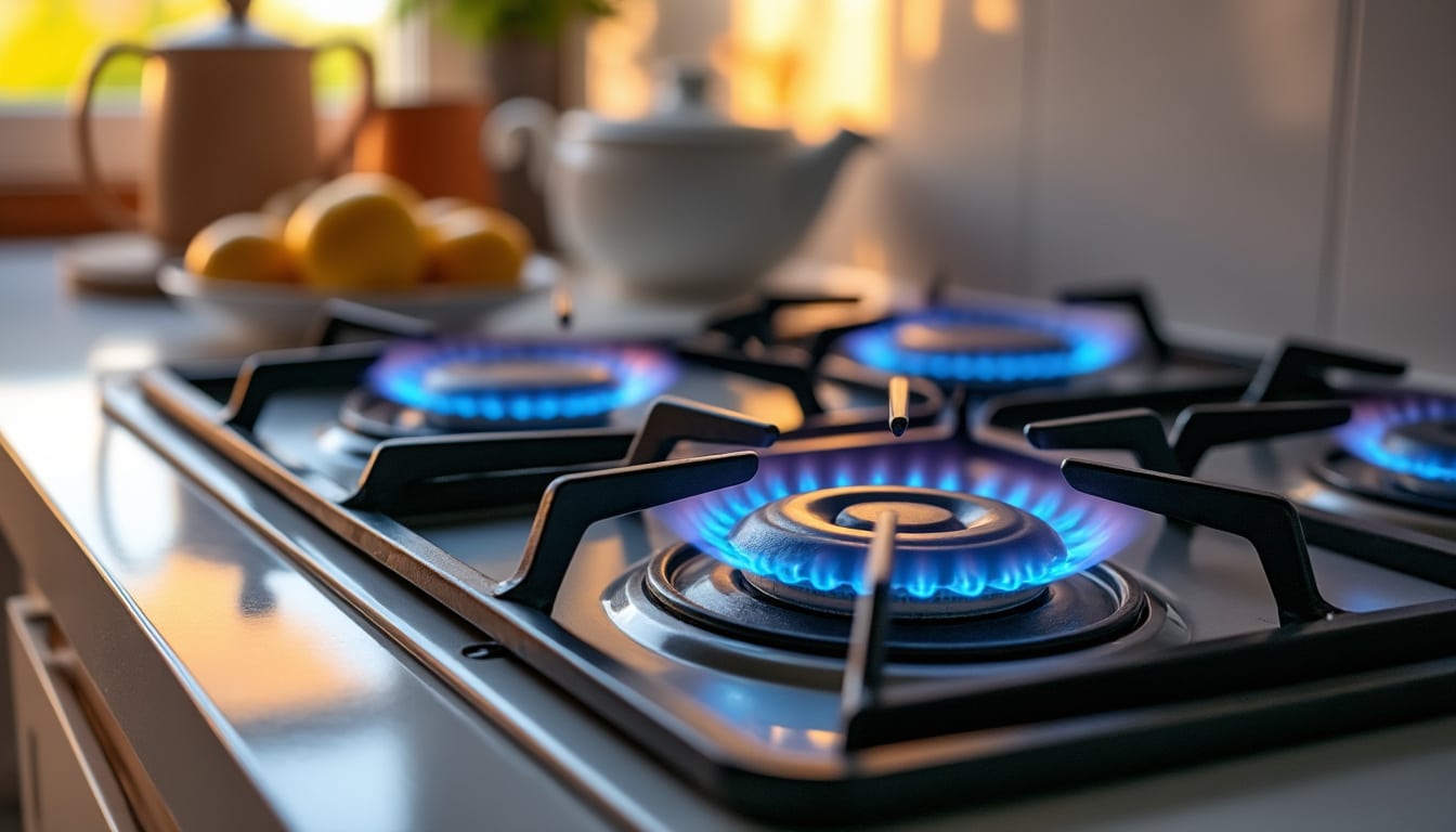 Illustration: Comprendre le fonctionnement d’une cuisinière à gaz raccordée au réseau urbain