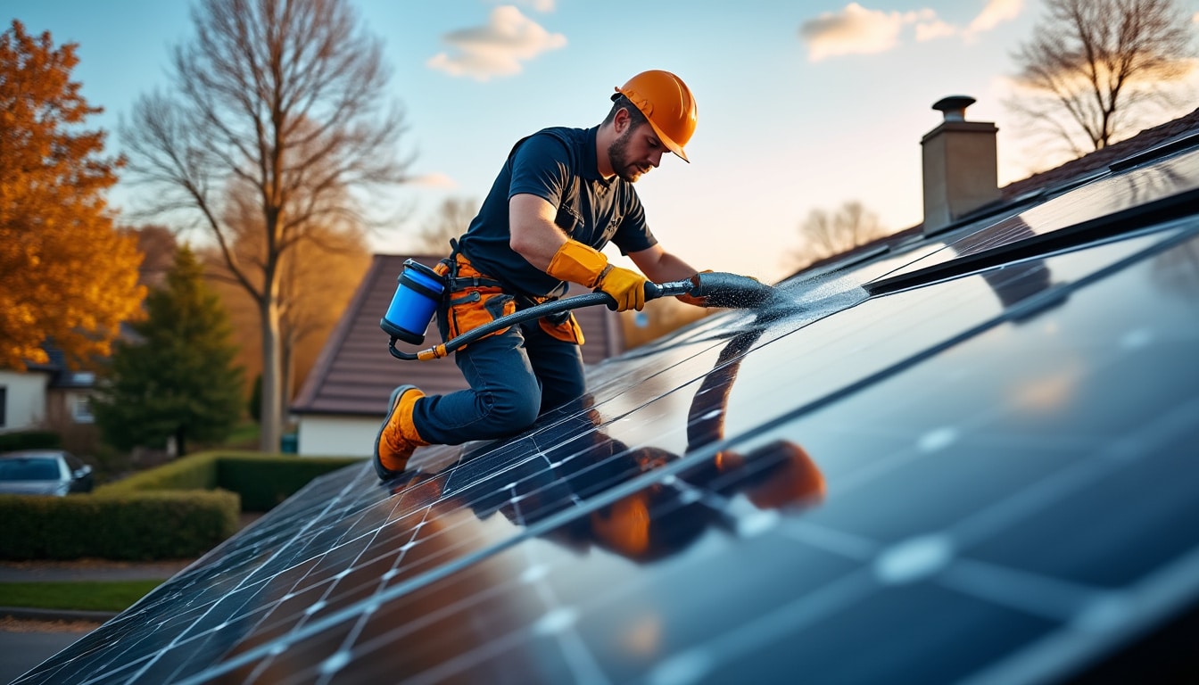 Illustration: Quel budget prévoir pour l’entretien et nettoyage des panneaux solaires en 2026 ?