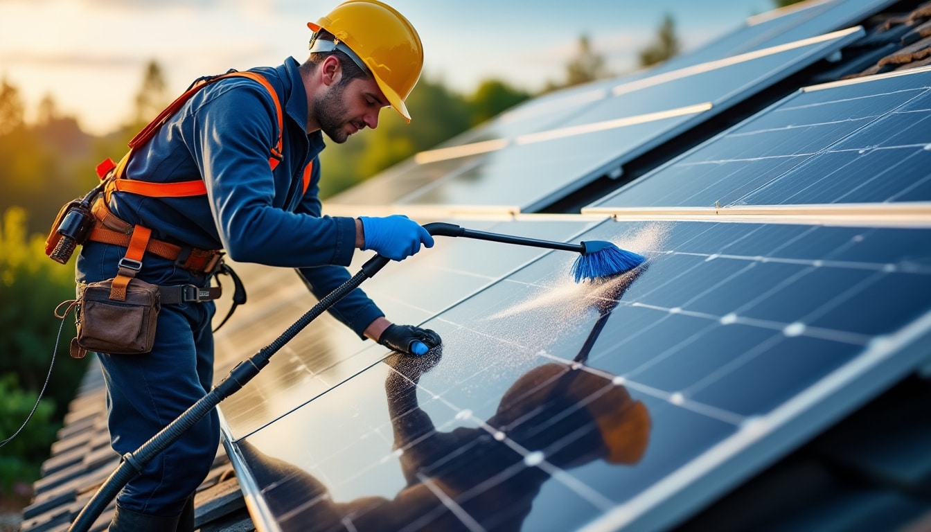 Nettoyage de panneau solaire : prix, méthodes et conseils
