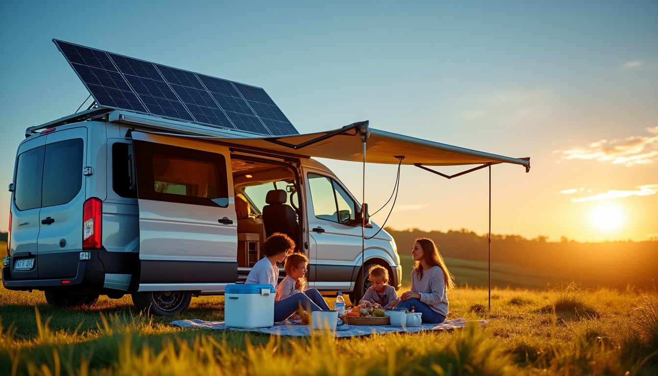 Illustration: Pourquoi opter pour un panneau solaire flexible de 400 watts pour vos équipements nomades ?