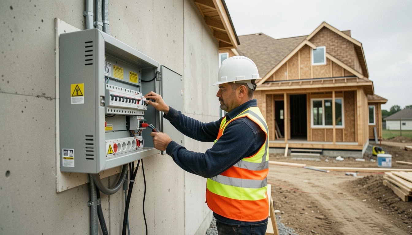 Branchement provisoire de chantier : démarches et coûts