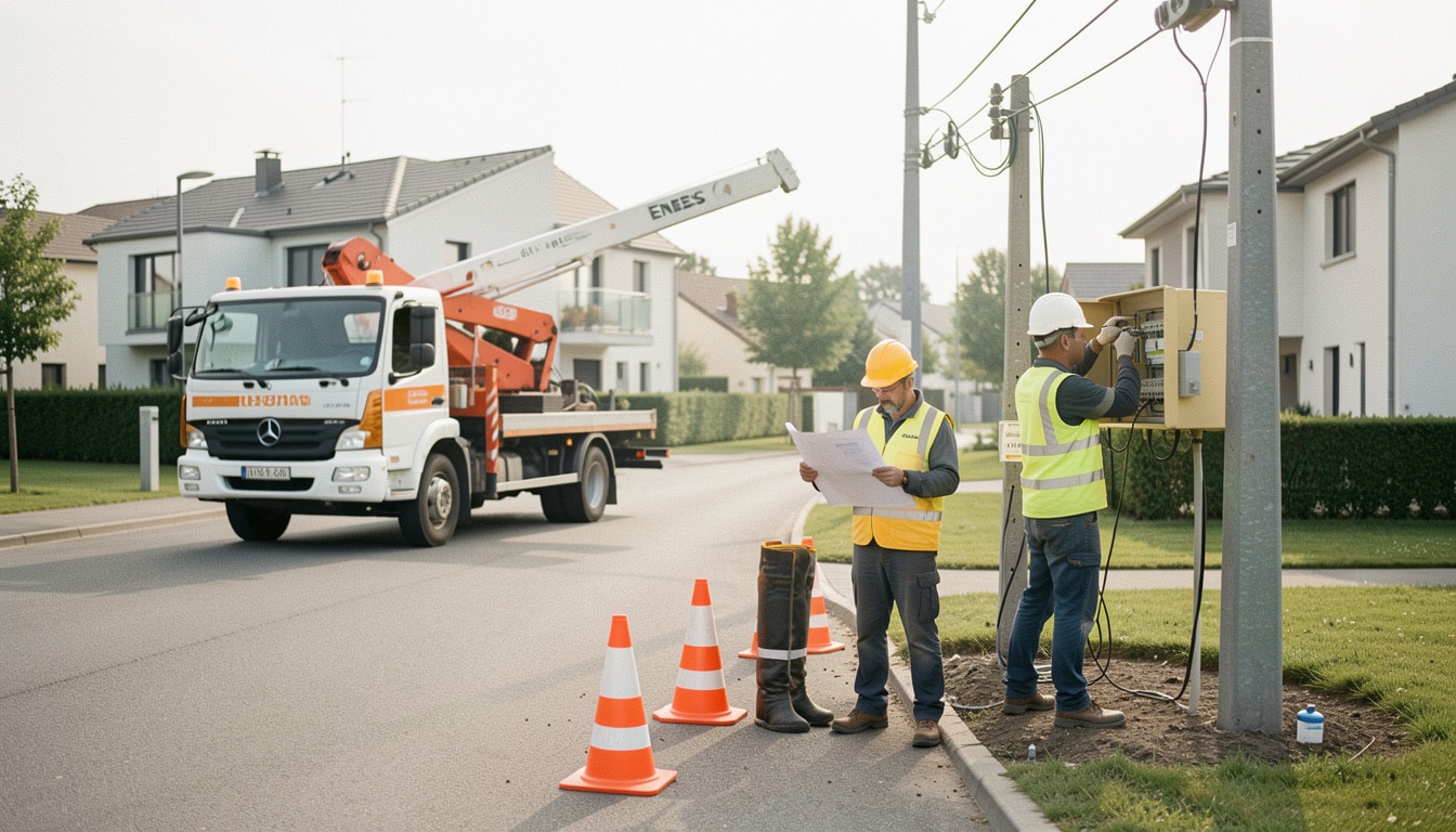 Travaux Enedis en cours : zones, coupures et infos
