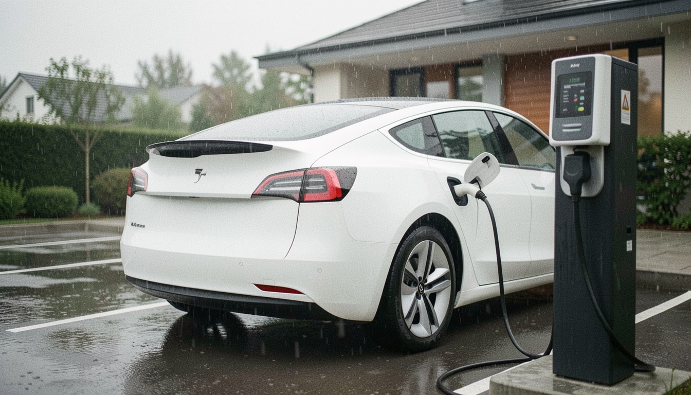 Recharger sa voiture électrique sous la pluie sans risque
