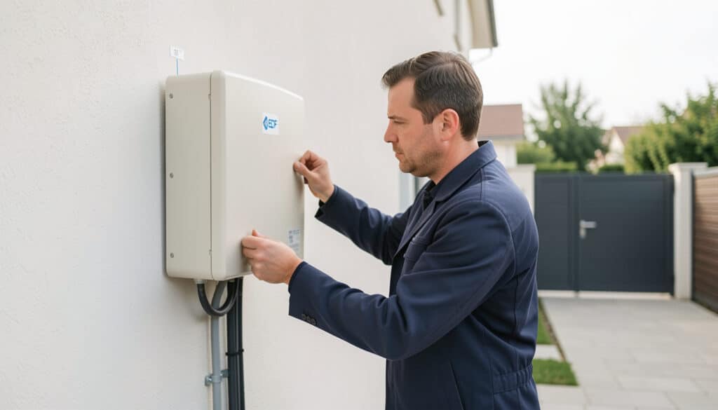 Pose d’un coffret EDF extérieur : emplacement et normes